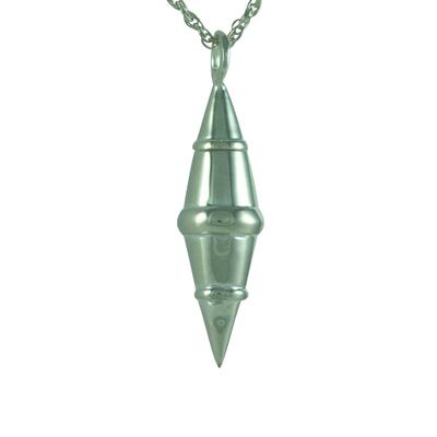 Pointy Cylinder Cremation Pendant III